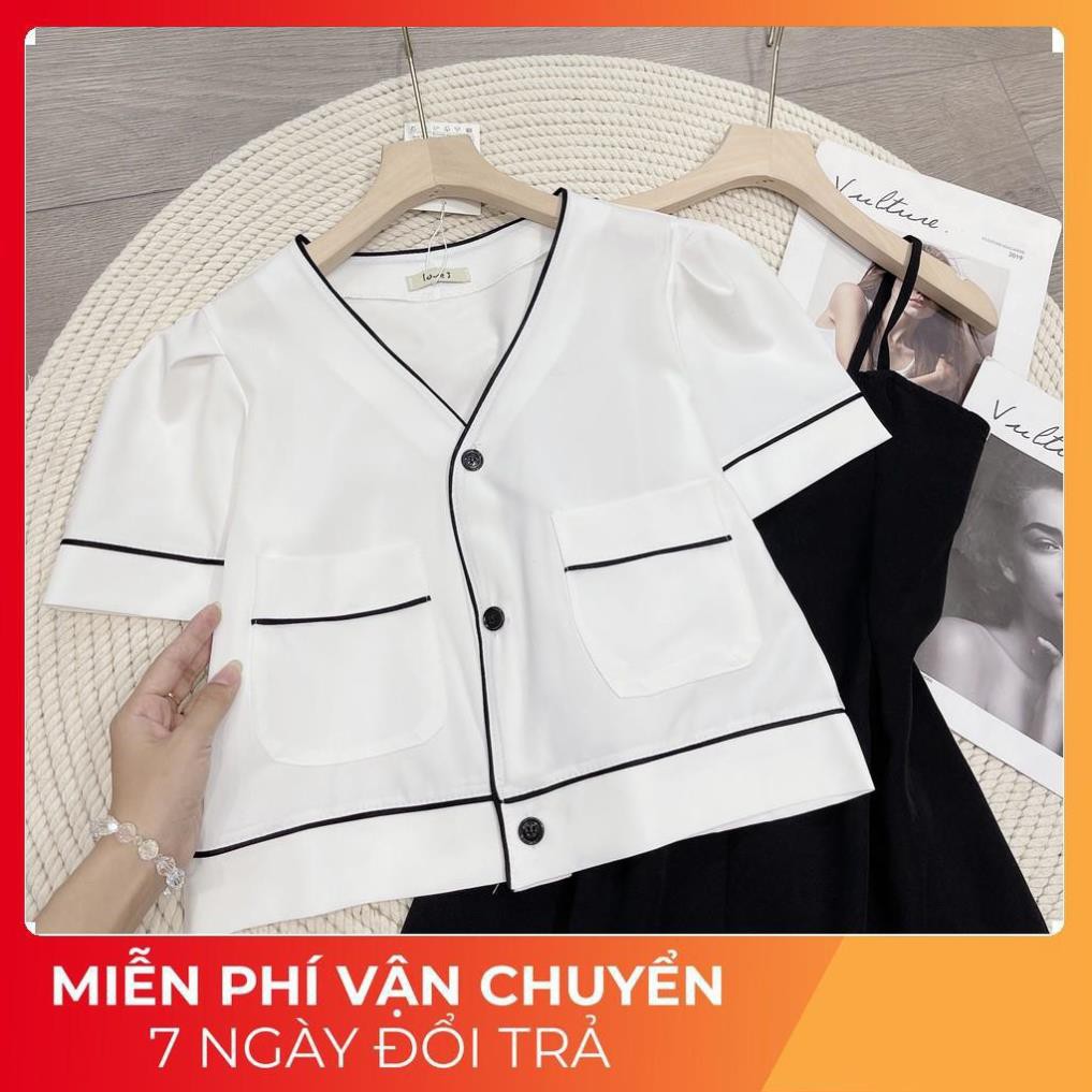[ 𝐅𝐑𝐄𝐄 𝐒𝐇𝐈𝐏 ] Set Váy Áo 2 Món Kèm Áo Khoác Ngoài