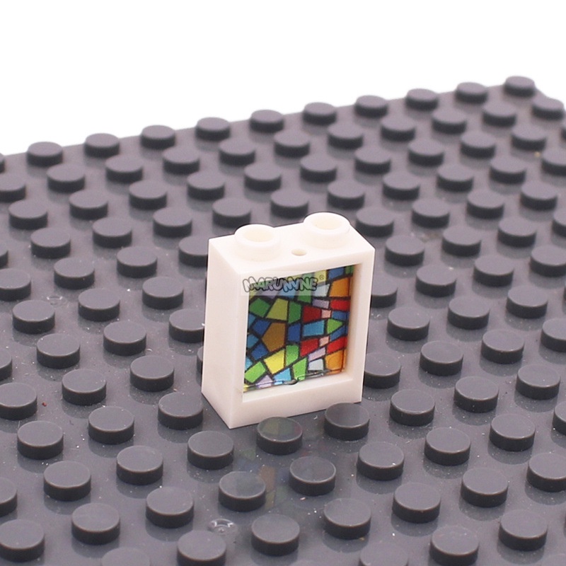 Đồ chơi giáo dục lắp ráp   logo moc 1 kính 2x2 7 màu a6