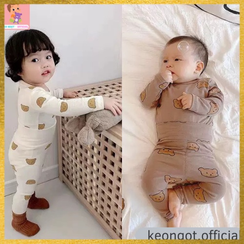 Bộ Quần Áo Giữ Nhiệt co giãn Cho Bé Yêu, Giữ ấm, co dãn tốt cho bé thoải mái vui đùa SB01