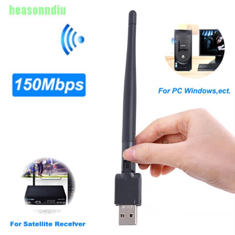 Thiết Bị Nhận Tín Hiệu Wifi Không Dây Mt7601 150mbp Usb 802.11n / G / B Dành Cho Dvb S2 Dvb T2