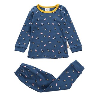 Bộ đồ ngủ bé trai  màu xanh gấu