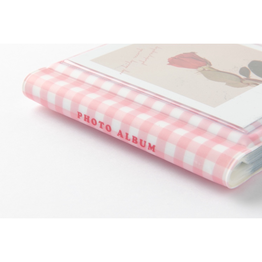 Binder Collect Book ARTBOX Hàn Quốc Đựng Ảnh Polaroid Photocard Nhãn Dán Họa Tiết Caro 16 Sleeves