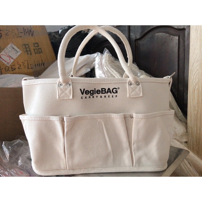 Túi Xách Bỉm Sữa Đa Năng Cho Mẹ Và Bé Vegiebag , Phong Cách Hàn Quốc Hàng Cao Cấp Babibu - TBSV