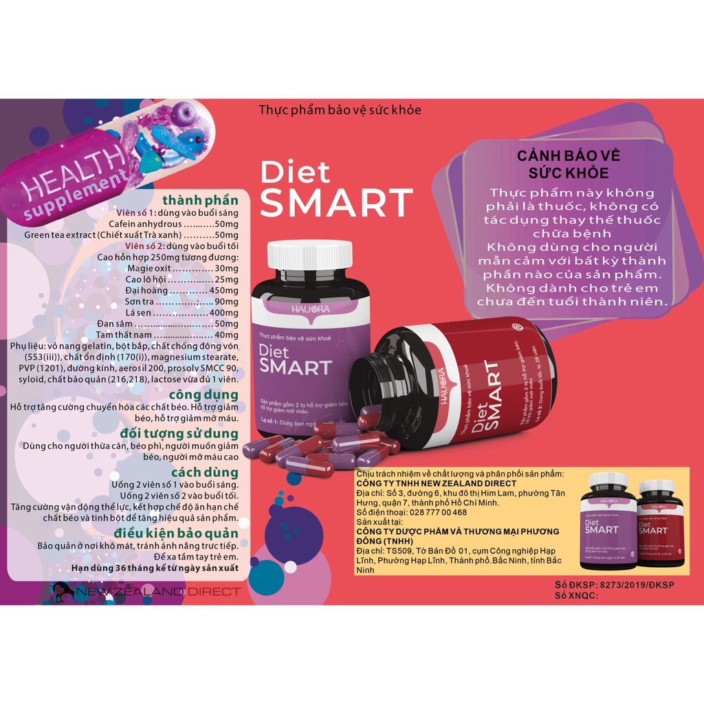 DIET SMART - Hỗ trợ Giảm 4-6kg trong vòng 14 ngày