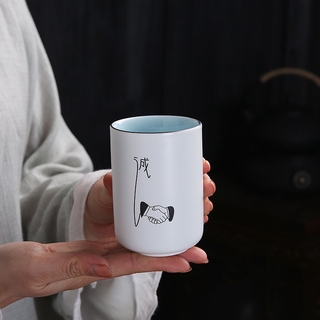 Bộ ly uống trà bằng gốm phong cách trung hoa độc đáo