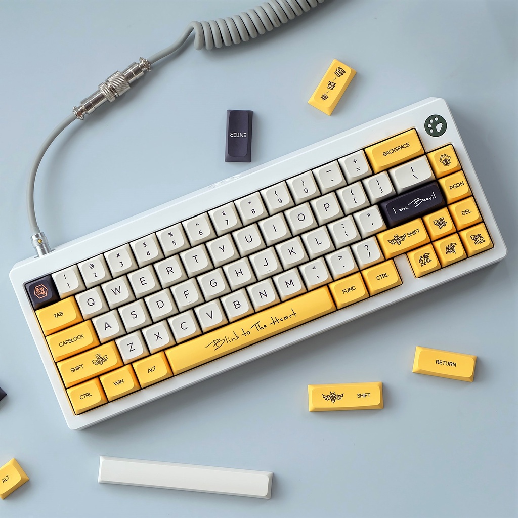 140 nút bàn phím cơ PBT chủ đề Angle or Davil