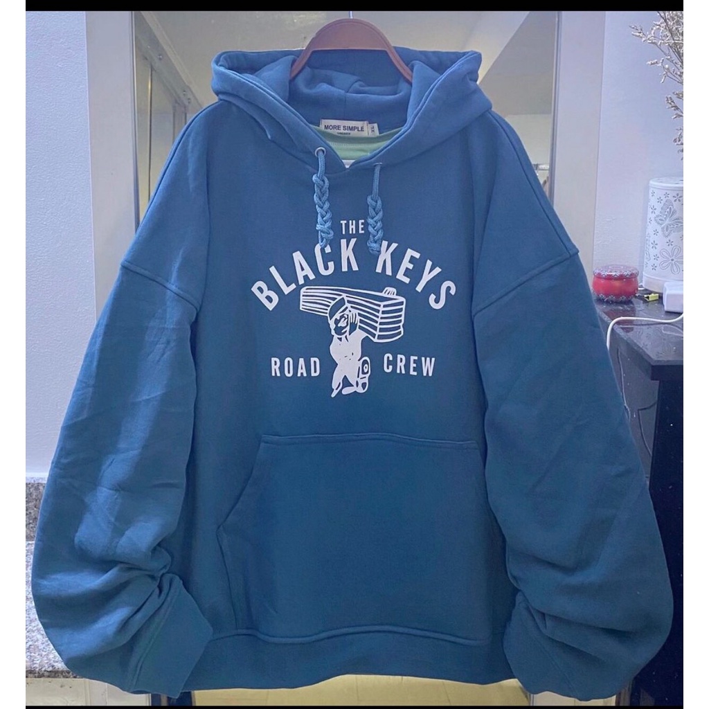 ÁO HOODIE. ÁO HOODIE UNISEX BLACK KEY FORM RỘNG DÀNH CHO NAM VÀ NỮ