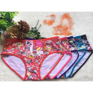 10 quần lót cotton hoa bà già fom to