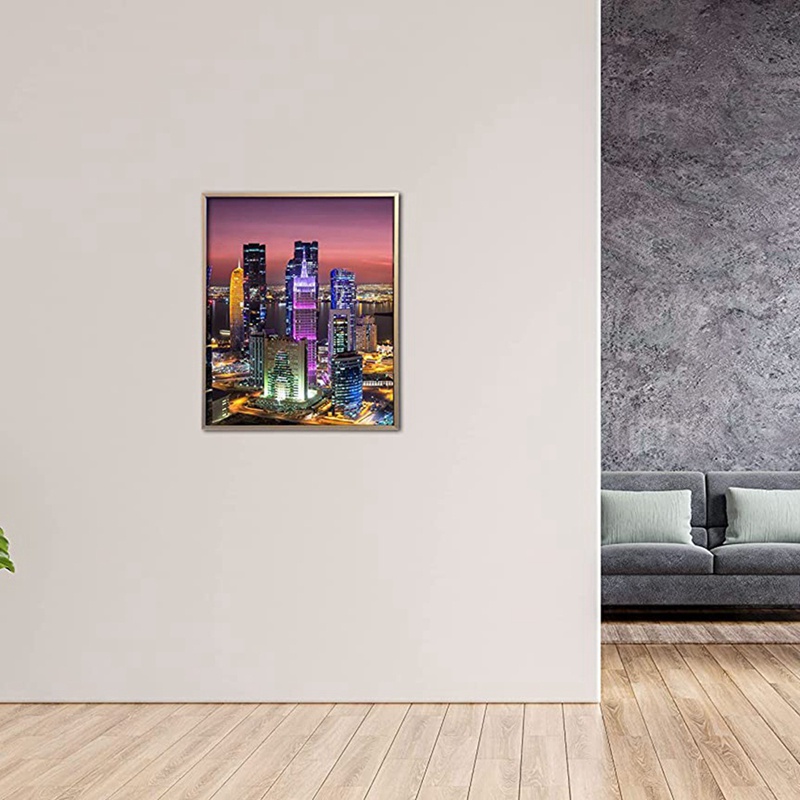 1 Bộ Khung Ảnh Bằng Nhôm 16x20Inch Màu Đen