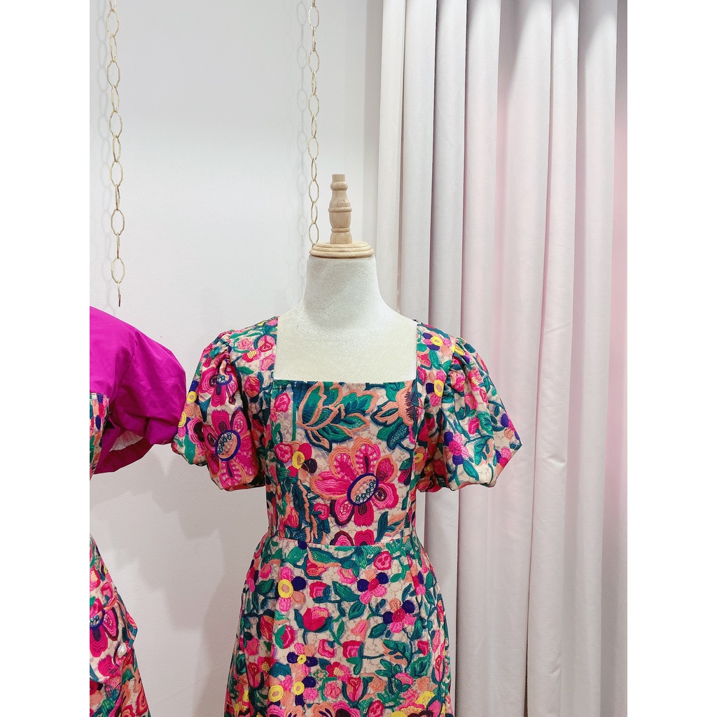 Đầm hoa chân ren bigsize 60-90kg