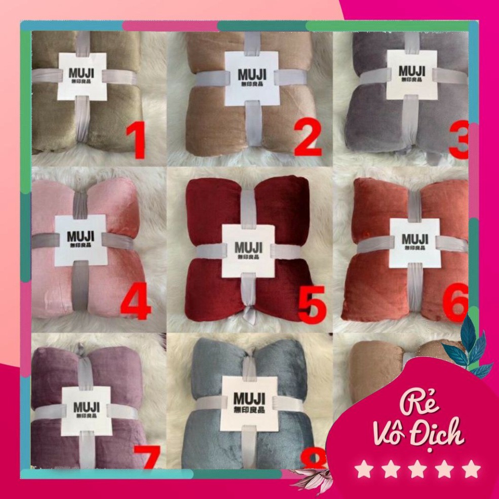 Chăn tuyết Muji chính hãng loại 1 dùng 4 mùa siêu mềm mịn kích thước 2mx2m3