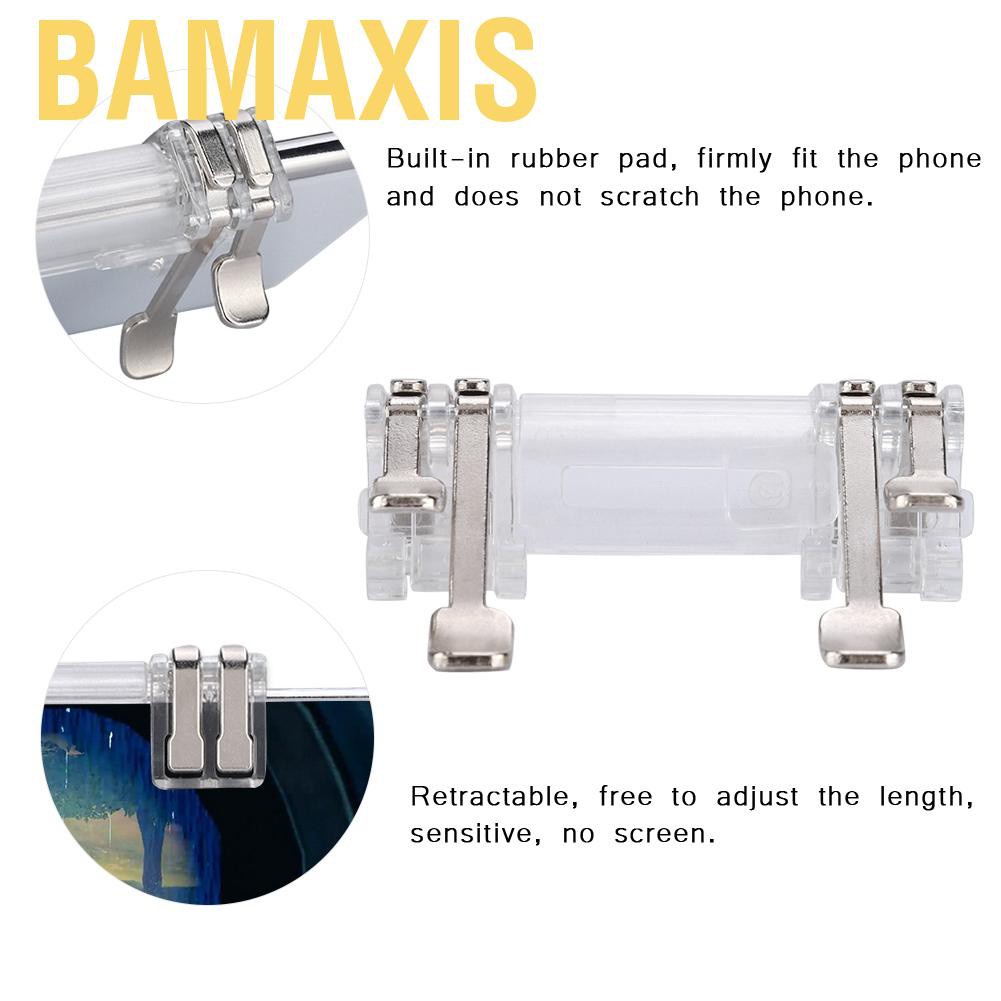 Bamaxis Mobile Phone Game Controller Telescopic Joystick Aim Button Shooter Gamepad