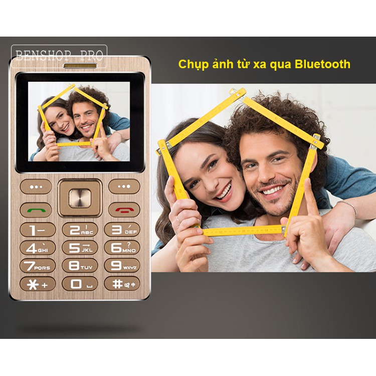 Điện thoại ATM Card Phone siêu mỏng Satrend A10 (Gold)