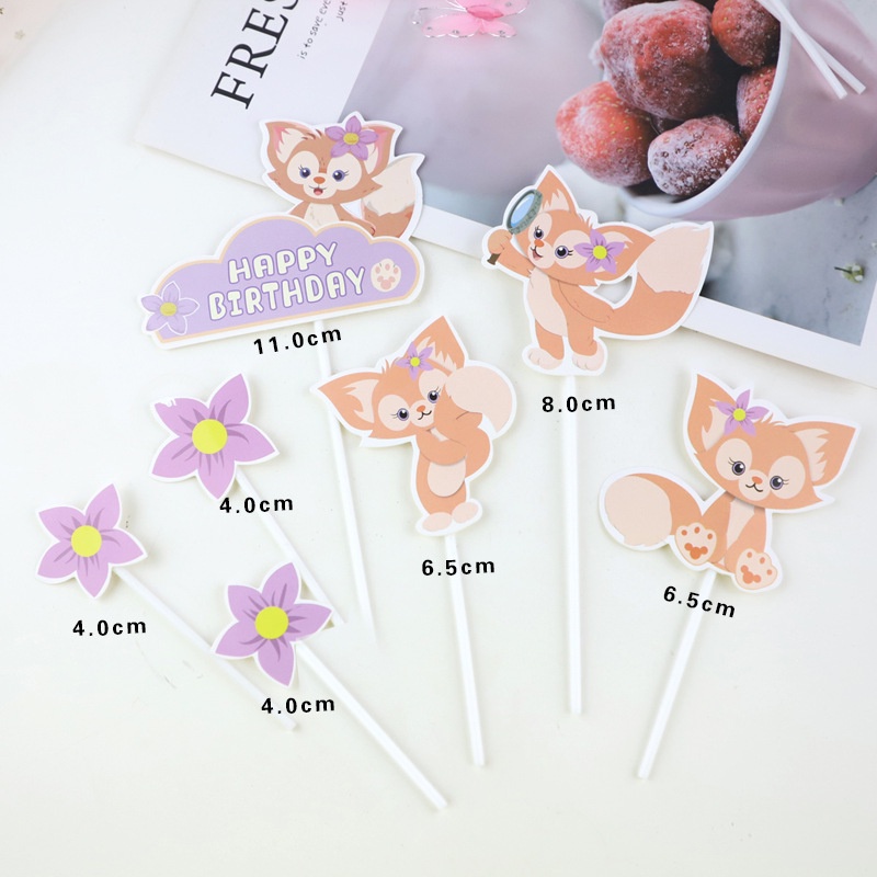 [SIÊU RẺ❤️] – SCG Em bé Cáo - Trang trí bánh sinh nhật bánh kem