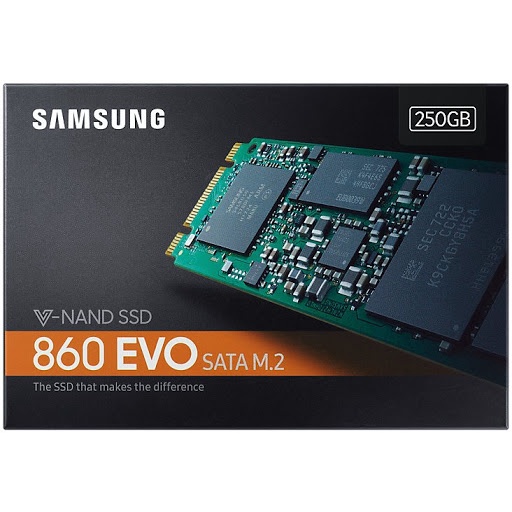 Ổ cứng SSD Samsung 860 EVO 250GB M.2 2280 (MZ-N6E250BW)