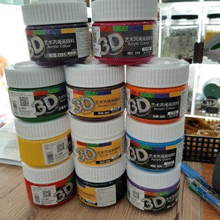 [Giá Tốt] màu acrylic 3D hủ 100ml