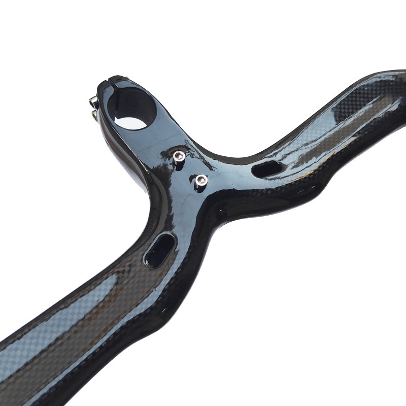 Tay Lái Xe Đạp Bằng Sợi Carbon Bóng Tích Hợp Kính RITCHEY WCS 3K