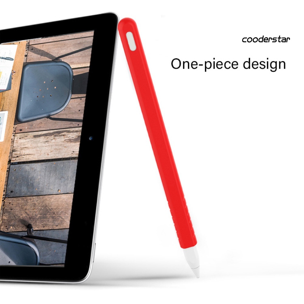 Vỏ silicon chống trượt bảo vệ bút cảm ứng táo 2