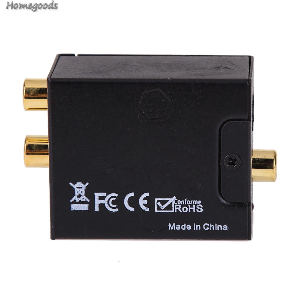 Bộ Chuyển Đổi Âm Thanh Đồng Trục Quang Học Toslink Sang Analog Rca L/R 1 Cái
