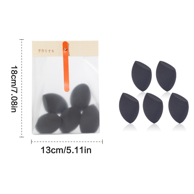 Set 5 Mút Trang Điểm Đa Năng Có Thể Sử Dụng Dạng Khô Và Ướt YOUYO