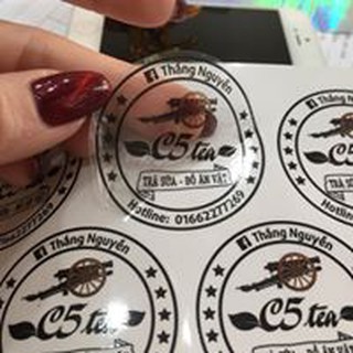 Tem nhãn dán - Decal trong đẹp gía ưu đãi