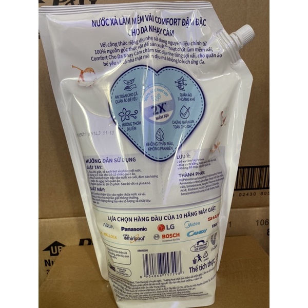 Comfort Cho Da Nhạy Cảm 1,8L