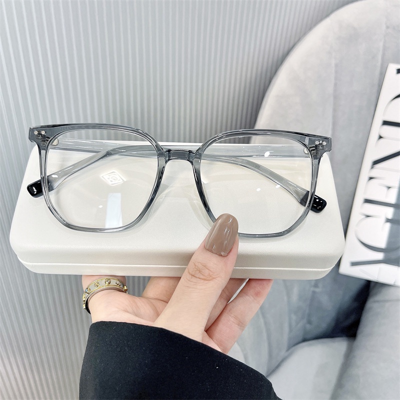 Mắt Kính TR90 Chống Ánh Sáng Xanh Hình Vuông Thay Thế Thời Trang