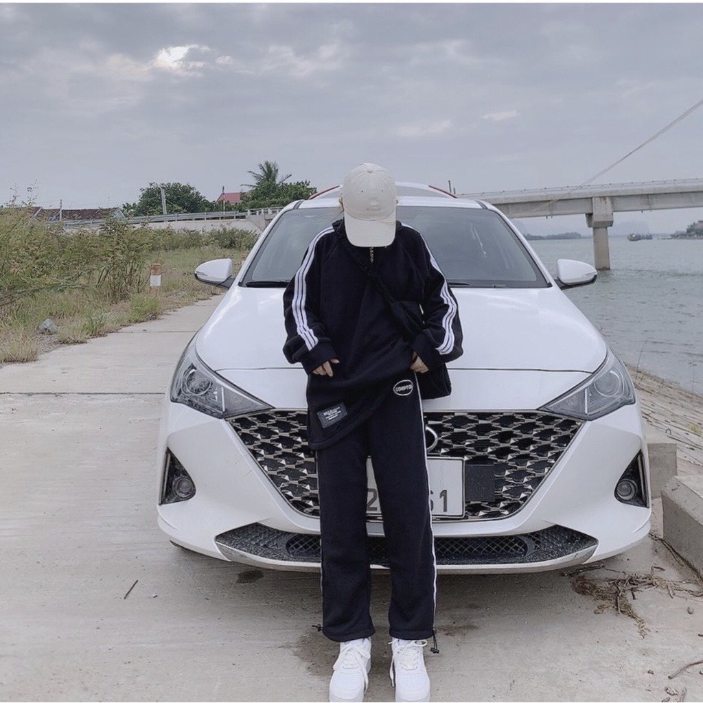 set thể thao nữ 3 sọc ulzzang cổ bẻ🌸Set bộ nỉ thể thao dài tay nam nữ form rộng unisex ROUGH RIDERS🌸 freeship🌸 sale | BigBuy360 - bigbuy360.vn