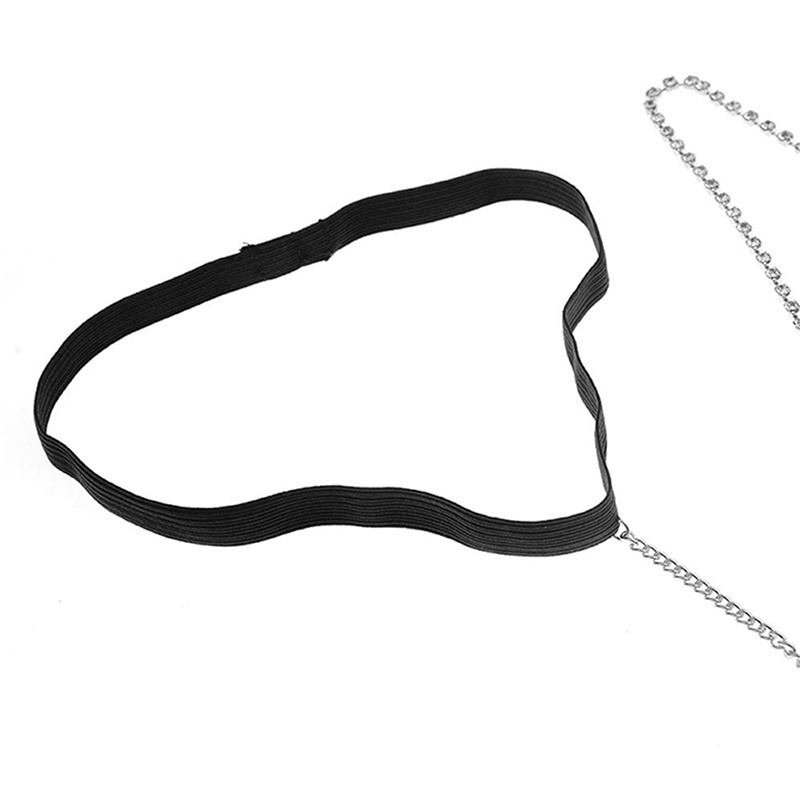 Dây chuỗi đeo đùi đính đá quý nhân tạo trang trí cơ thể cho nữ