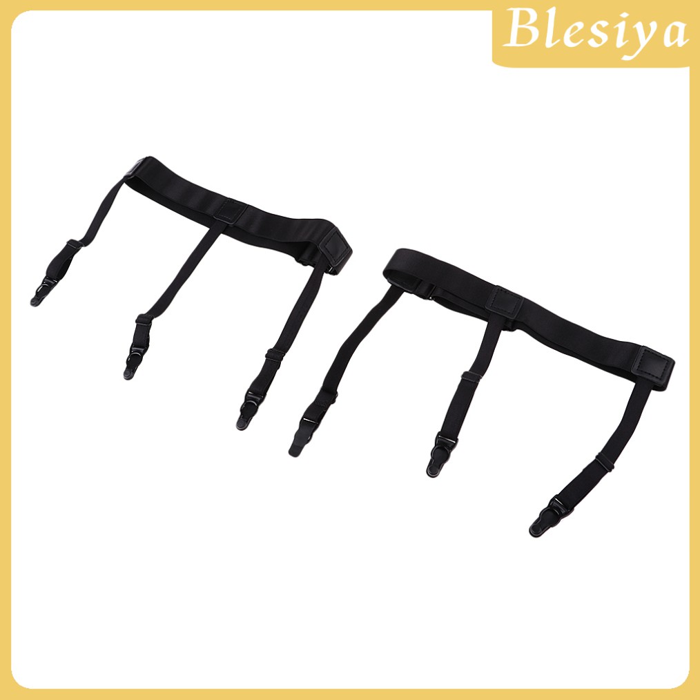 Cặp phụ kiện kẹp thun giữ áo sơ mi chống trơn trượt