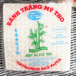 Bánh tráng gỏi cuốn Mỹ Tho không có chất bảo quản loại tiết kiệm 16cm