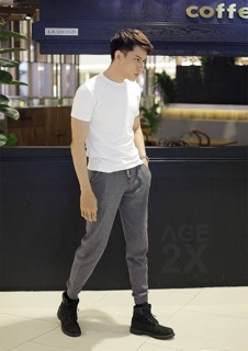 Quần Jogger thun gân ver2 AGEX2 (hàng VNXK)