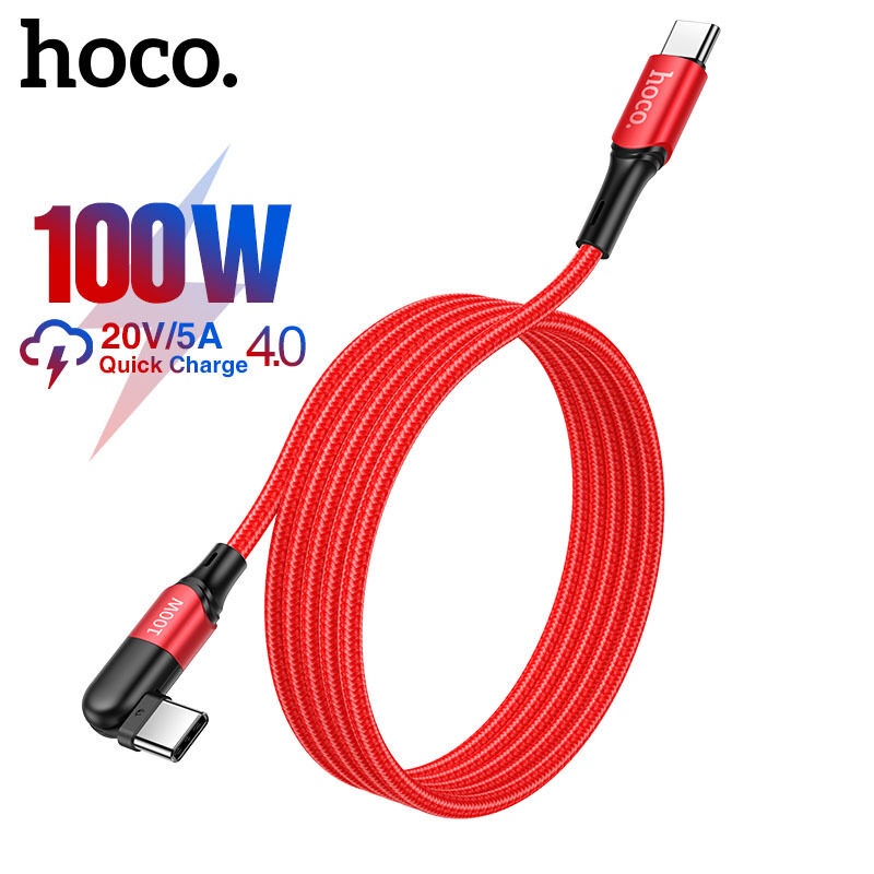 Dây Cáp Sạc Nhanh HOCO U100 USB C Sang Type-C Cho xiaomi Mi 9 Pd 100W 4.0