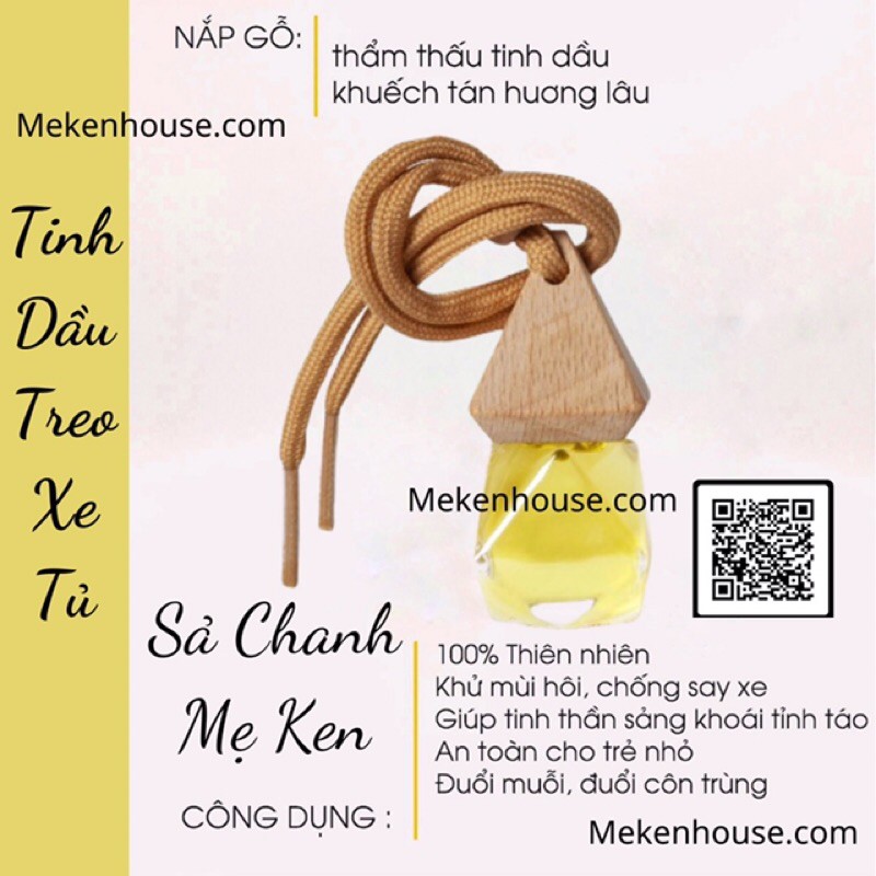 [HOT] TINH DẦU SẢ CHANH NGUYÊN CHẤT MẸ KEN 100ml -Diệt khuẩn, giảm căng thằng, đuổi muỗi, côn trùng, xông hơi, giải cảm