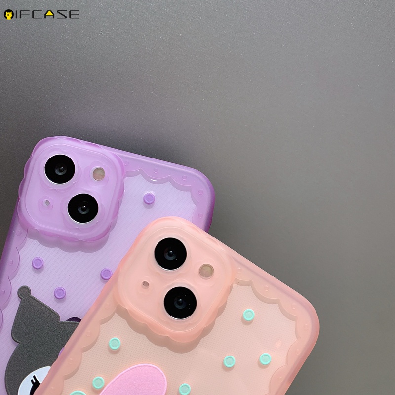 Ốp Điện Thoại TPU Dẻo Họa Tiết Hoạt Hình Melody Kulomi Chấm Bi Nhiều Màu Cho iPhone 13 12 12 11 Pro Max XS Max XR X
