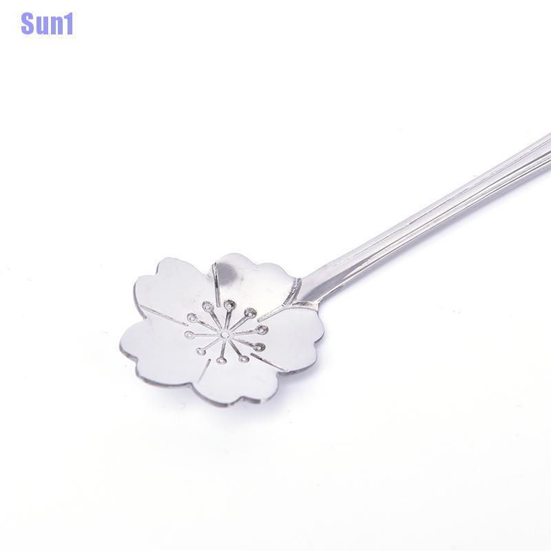 Thìa Thép Không Gỉ Sun1 Với Hoa