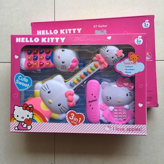 Bộ Đồ Chơi Điện Thoại & Đàn Hello Kitty Cực Mới!!!