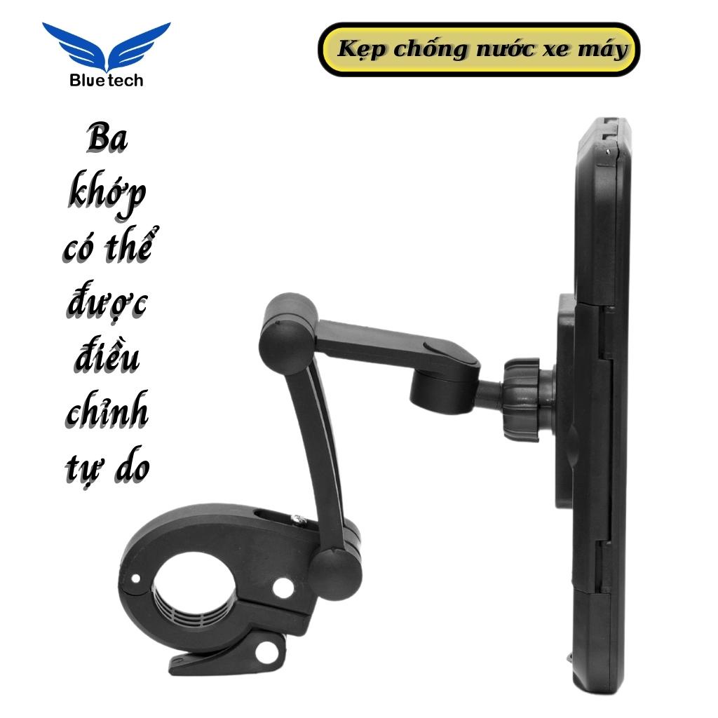 Kẹp điện thoại xe máy, giá đỡ điện thoại, kẹp điện thoại xe máy chống nước điều chỉnh xoay 360 độ, hàng cao cấp 2023