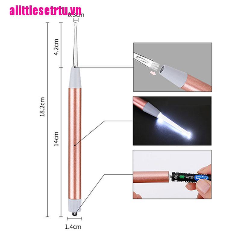 Dụng cụ lấy ráy tai có đèn pin an toàn cho bé