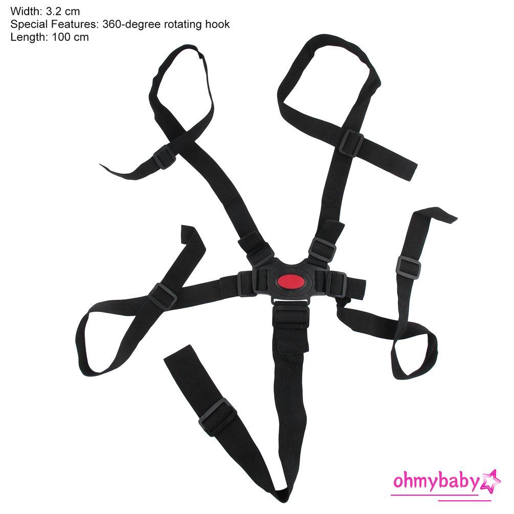 Dây đai an toàn cho bé khi ngồi ghế 5 điểm cố định sử dụng tiện lợi