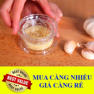 Dụng cụ xay tỏi mini tiện dụng (mẫu tròn xoay)