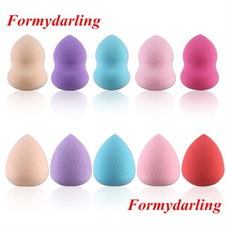 Set 10 bông mút trang điểm hình giọt nước và hình bầu