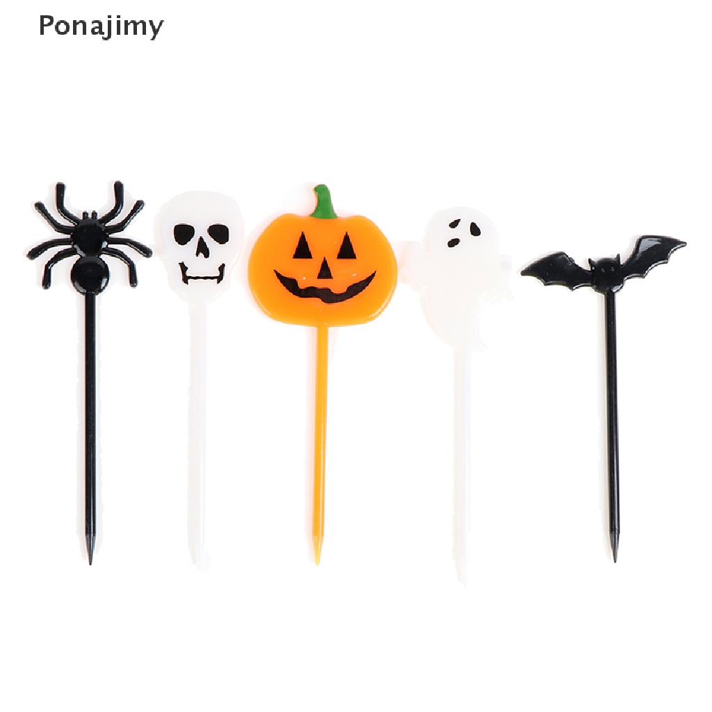 Bộ 10 Nĩa Ăn Trái Cây Phong Cách Halloween