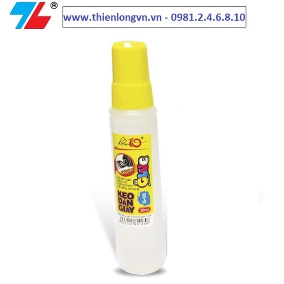 Lốc 12 lọ Keo dán giấy hồ nước Thiên Long Điểm 10 G-08