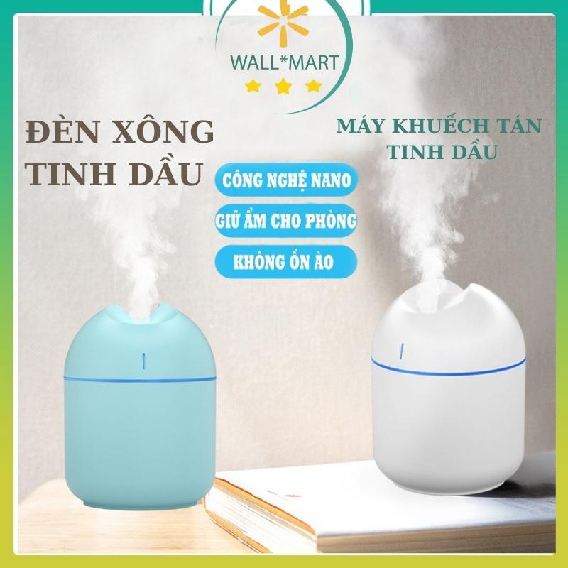 MÁY XÔNG TINH DẦU ĐÈN PHUN SƯƠNG MINI LOẠI MỚI KHUẾCH TÁN THƠM PHÒNG TẠO ẨM WALLMART WM131