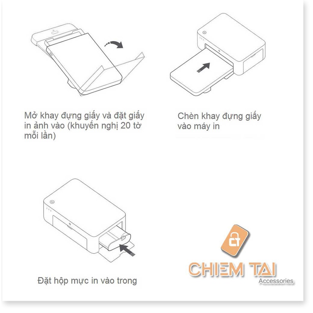 Máy in ảnh mini Xiaomi Home Printer  -ChuyênMI