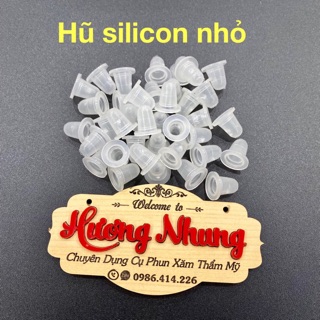 Hũ Đựng Mực Phun Xăm Silicon ( Gói 100 Hũ )