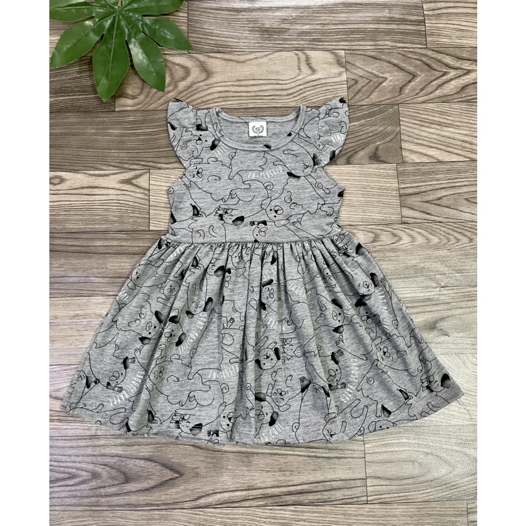 CHỌN MẪU link 2- Váy cho bé tay hến cánh tiên, đầm bé gái không tay cotton xuất dư, thun lạnh mềm mát đồ bộ shop NEM