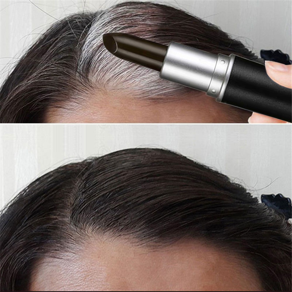 Thỏi nhuộm tóc bạc tạm thời hình son môi tiện dụng