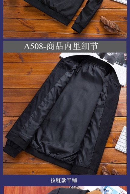 Áo khoác nam mùa xuân và mùa thu áo khoác nam trung niên và trẻ trung